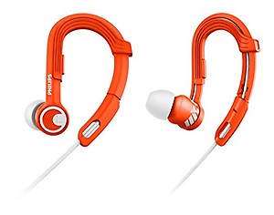Philips Actionfit Shq3300Or00 Wired Earphones Orange price in India.