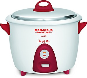 MAHARAJA WHITELINE RC 101 Electric Rice Cooker with Steaming Feature  (1.8 L) price in India.