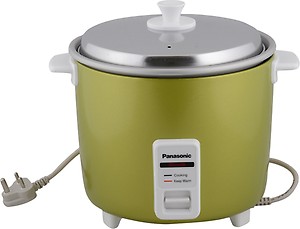 Panasonic SR-WA22H(E) Electric Rice Cooker  (2.2 L, Green) price in India.