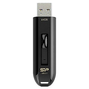 Silicon Power 32GB USB 3.0, Blaze B21 Series, Black, Flash Drive, USB 3.2 Gen 1, USB 3.1 Gen 1 Pen Drive Memory Stick price in India.