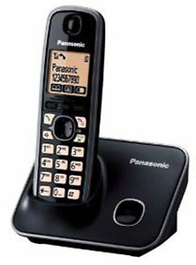 Panasonic Single Line Digital Cordless Telephone, Black price in India.