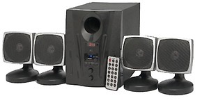 Intex IT-2650 Digi Plus FMUB 60 Watt 4.1 Channel Wireless Bluetooth Multimedia Speaker (Black) price in India.