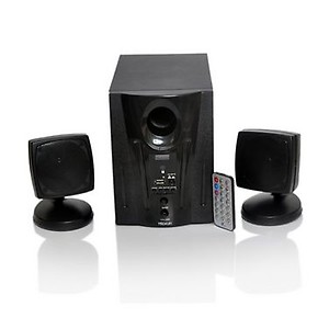 TECH-FI 2.1 TF-2200UF Multimedia Speaker with FM, USB and Remote Control - Black price in India.
