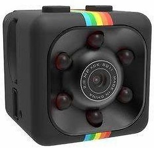 SekyuritiBijon HD Mini Camera Wired 1080p FHD 120° Viewing Area Security Camera, Black Sports and Action Camera  (Black, 12 MP) price in India.