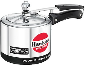 Hawkins Hevibase Induction Compatible Aluminium Inner Lid Pressure Cooker, 3 Litre, Silver (IH30) price in India.