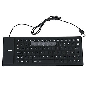 Generic Portable 85 keys USB Flexible Silicone Mini Keyboard for PC Laptop Notebook