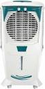 Crompton Ozone Desert Air Cooler- 75L; with Everlast Pump, Auto Fill, 4-Way Air Deflection and High Density Honeycomb Pads; White & Teal price in India.