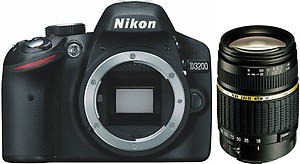 Nikon D3200 SLR with 18-55 mm Lens Kit (Black) price in India.