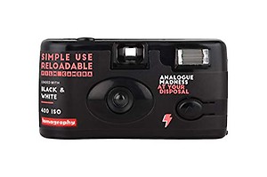 Lomography Simple Use Camera, Black and White Negative (SUC100BW) price in India.
