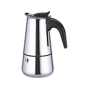 Okayji Stainless Steel Espresso Coffee Maker Percolator Moka Pot (6 cup/ 350ml) 1- Piece price in India.