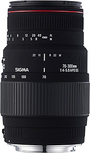 Sigma 70-300mm F/4-5.6 DG Macro (for Nikon Digital SLR) Lens (Macro  Lens)  price in India.