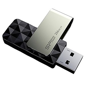 SP Silicon Power Silicon Power 256GB USB 3.0 Flash Drive with Capless Swivel Design, USB 3.2 Gen 1 USB 2.0 Thumb Drive Pen Drive Memory Stick, Blaze B30 Series price in India.