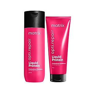 Matrix Opti.Repair Professional Shampoo + Conditioner | Infused with Liquid Proteins | For Damaged & High Porosity Hair (200ml + 98 g)