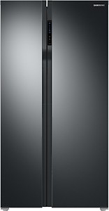 Samsung 571 L Frost Free Side by Side Refrigerator (All Black PAT, RS55K50A02C/TL) price in India.