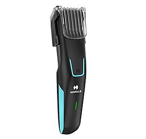 HAVELLS BT6152C Trimmer 50 min Runtime 11 Length Settings  (Black, Blue) price in India.