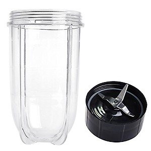 QT Replacement Cross Blade + Tall Cup Set, Replacement Parts for 250w Magic Bullet Blender Juicer price in India.