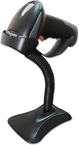 Pegasus Rapid Laser Barcode Scanner With Handsfree Auto Sensor And Stand price in India.