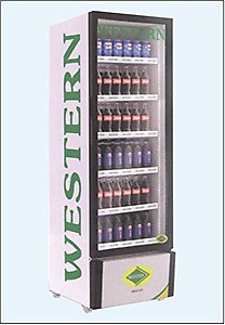 Western SRC 500-GL 5 Star Automatic Visi Cooler Glass Standard Single Door Commercial Refrigerator (500 L, Black) price in India.