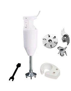 CHEFWARE 200 Watt ABS Body Hand Blender for Chopping whipping and Blending with 100% copper Motor Winding, White (White) price in India.