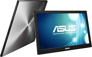 ASUS 15.6-inch Portable Monitor with USB-Powered, Ultra-Slim, Auto-Rotatable - MB168B (Black) price in India.