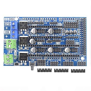 REES52 Ramps 1.6 Plus Expansion Control Panel with Upgraded Ramps 1.4 3D Motherboard Support A4988 DRV8825 TMC2130 Driver Reprap Mendel for 3D Printer Board Parts price in India.