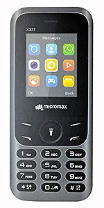 Micromax X377 Feacture Phone price in India.