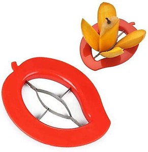VISHWARAJ Enterprises Plastic Mango Slicer Tool with Non Slip Handle (Multicolor) price in India.