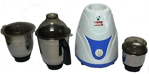 Vibro Kitchen Mate-99 550 W Mixer Grinder (3 Jars, White and Blue) price in India.