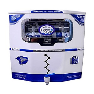 AQUA NOVO Swift 18 Ltr Mineral Ro+Uv+Tds Adjuster And Uf Water Purifier - White price in India.
