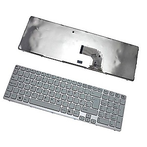 Laptop Keyboard (White) Compatible for Sony VAIO SVE151B11W price in India.