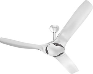 HAVELLS Stealth Air Cruise 1320mm 3 Blade Strong 18 Pole Motor Ceiling Fan (Dust Resistant, Pearl White) price in India.