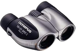 Olympus 10x21 RC II WP Binocular I 10.0X Magnification I BK-7 Roof Prisms I 5.1° Angle of View I Multicoated Optics - 1 Year Warantty (Dark Silver) price in India.