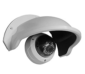 SOLIX CCTV Camera Shade/Cap - Protect CCTV Cameras from Rain,Sun,Weather and Birds (White, Large Cover) price in India.