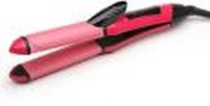 skyhaven Plate Set Of Hair Straightener Plus Curler 2 In 1.Straightener. ` 102 Hair Straightener  (Pink) price in India.