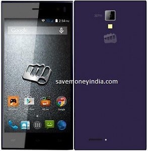 Micromax Canvas Xpress A99 with HOTKNOT - Blue price in India.