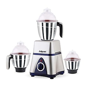 Jaipan JPMG0023 750W Mixer Grinder, Silver And Blue, standard price in India.