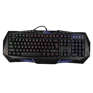 Generic Led Red/Blue USB Wired Gaming Keyboard for Laptop Desktop Computer price in India.