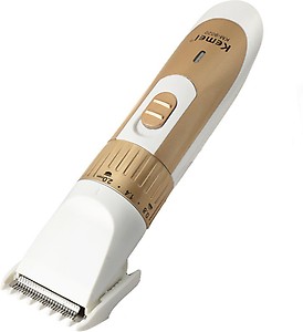 Kemei KM-9020 Runtime: 60 min Trimmer for Men  (Brown) price in India.