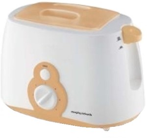 Morphy Richards 2 Slice AT 202 800 W Pop Up Toaster  (White, Yellow) price in .