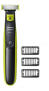 Philips Norelco OneBlade hybrid electric trimmer and shaver, FFP, QP2520/90 price in India.
