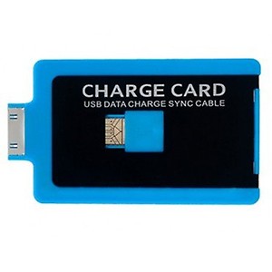 Smiledrive Credit Card Shaped USB Android Charger (Black & Blue) price in India.