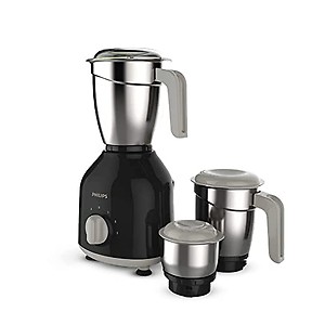 Mixer Grinder 750 Watt, 3 Stainless Steel Multipurpose Jars with 3 Speed Control and Pulse Function (Black) price in India.