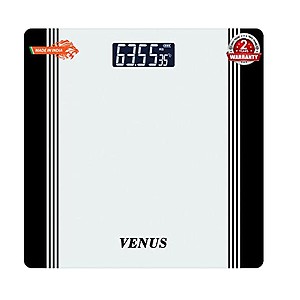 Venus Electronic Digital LCD Body Weighing Scales EPS-1199-New-Silver price in India.
