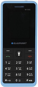 Blaupunkt in 1503(Battery Power Rating 2000 ,Display Size: 1.77 inches,DS SIM) Black and Blue price in India.