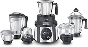 Prestige Endura 1000W Mixer Grinder with Ball Bearing Technology(Stainless Steel 4 Jars, Black & Silver) price in India.