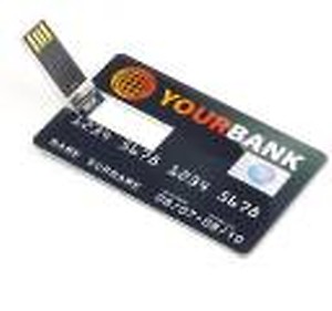 Tobo Bank card shaped smil Credit card USB2.0 Flash Pendrive.(16GB) 16 Pen Drive  