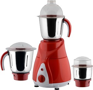 ANJALIMIX Mixer Grinder SPECTRA 750 WATTS With 3 Jars (Red) price in India.