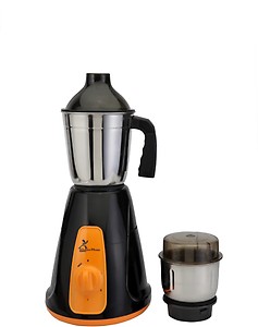 GTC® Mixer Grinder, 450W, 3 Jars (Black Orange Aqua) price in India.