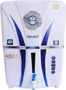 Remino RO Water Purifier with Bio Copper Alkaline Filter Technology, 12 Liter Storage Tank with UV, UF, TDS Adjuster, Fully Automatic Function price in India.