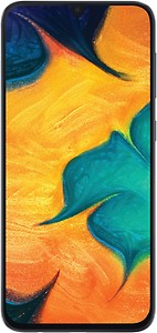 SAMSUNG Galaxy A30 (Black, 64 GB)  (4 GB RAM) price in India.